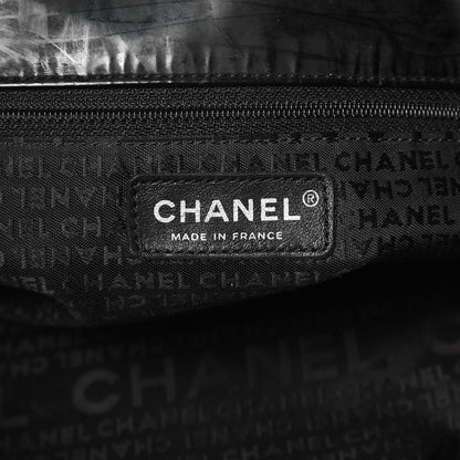 Chanel Vinyl XL Coco Cabas Black 6 of 14
