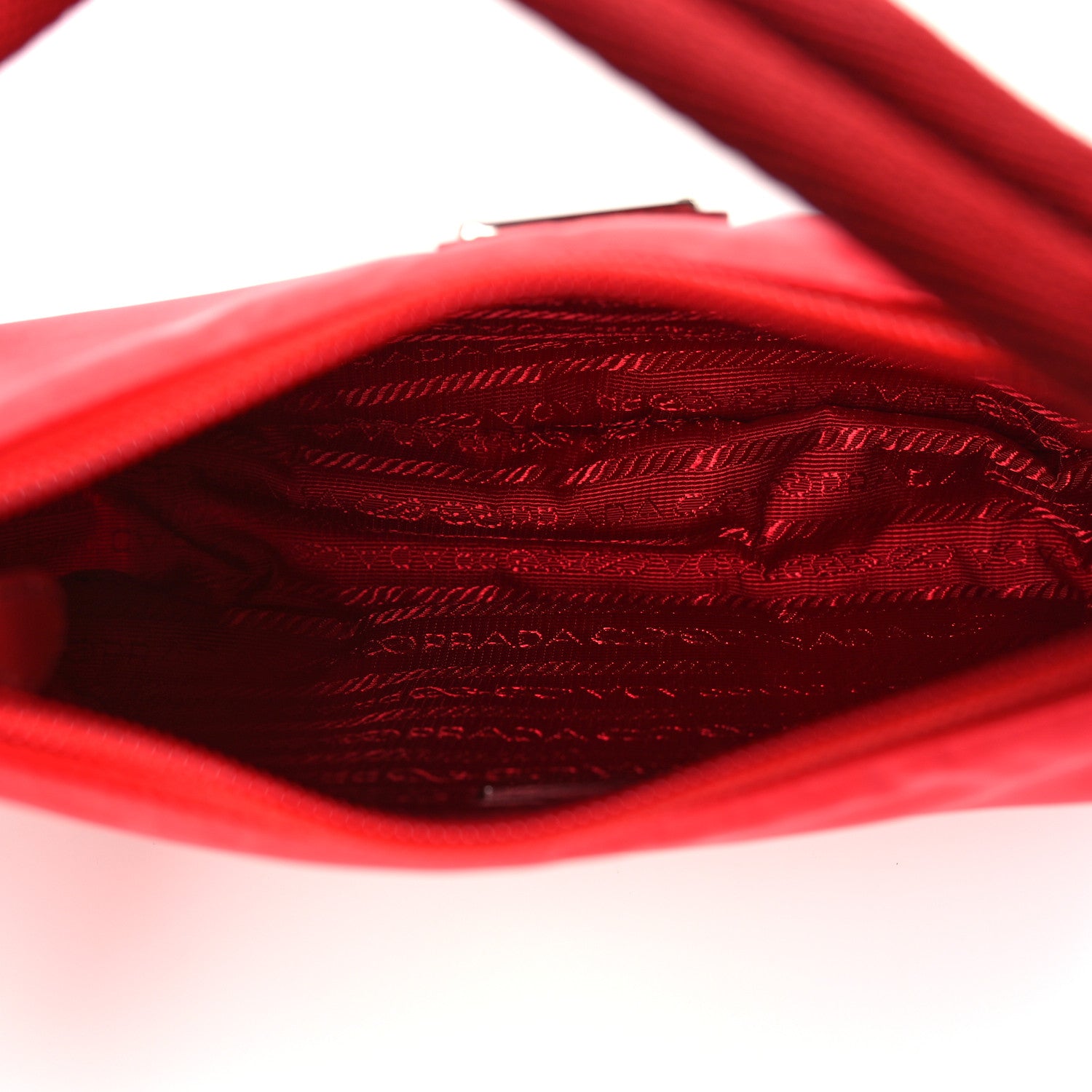 Prada Tessuto Nylon Mini Re-Edition 2000 Bag Rosso 5 of 8
