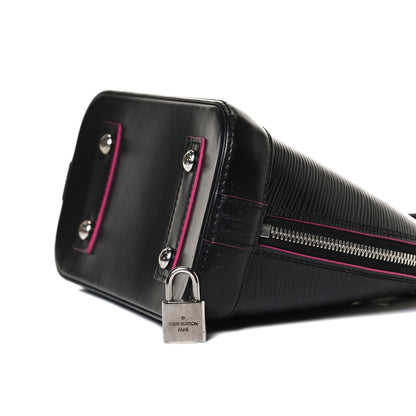 Louis Vuitton Epi Alma BB Black Hot Pink 13 of 17