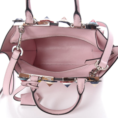 Fendi Vitello Dolce Plexiglass Flowerland Studded Mini 3Jours Tote Peonia Multicolor 6 of 9