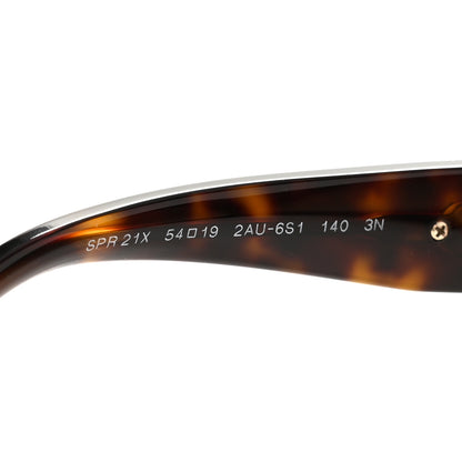 Prada Oversized Monochrome Sunglasses SPR 21X Black Tortoise 6 of 7