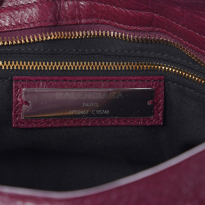 Balenciaga Agneau Classic Gold Hardware City Violet Prune 7 of 8
