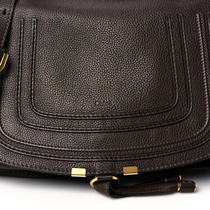 Chloe Calfskin Medium Marcie Top Handle Bag Truffle 15 of 24