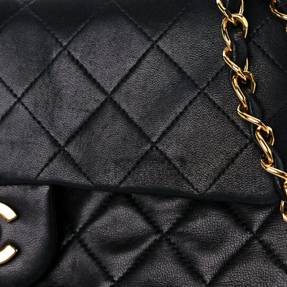 Chanel Lambskin Quilted Small Double Flap Black 22 of 24