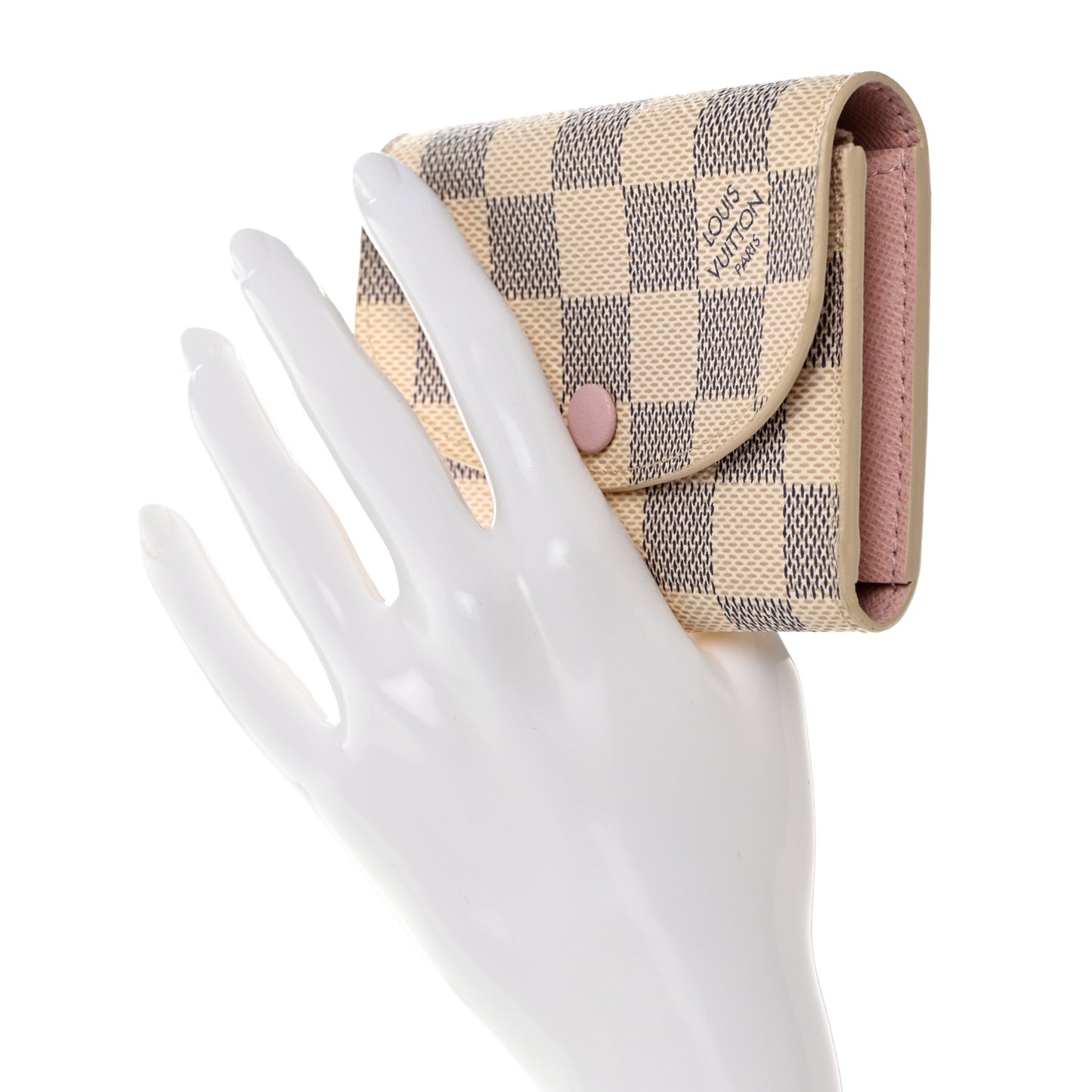 Damier Azur Rosalie Coin Purse Rose Ballerine