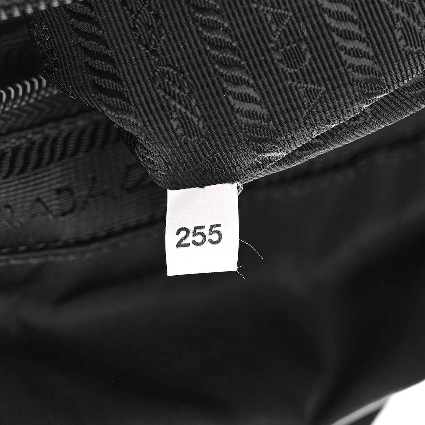 Tessuto Nylon Saffiano Vela Backpack Black