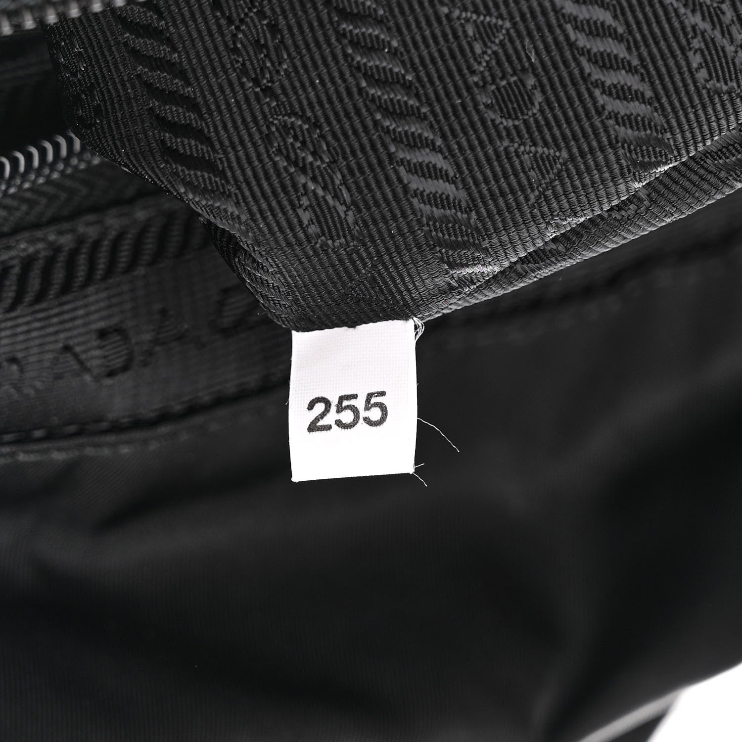 Prada Tessuto Nylon Saffiano Vela Backpack Black 8 of 11