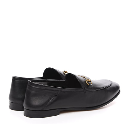 Gucci Lambskin Womens Brixton Horsebit Loafers 39.5 Black 4 of 9