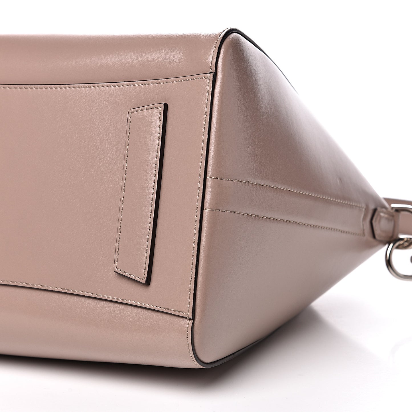Shiny Lord Calfskin Medium Antigona Taupe