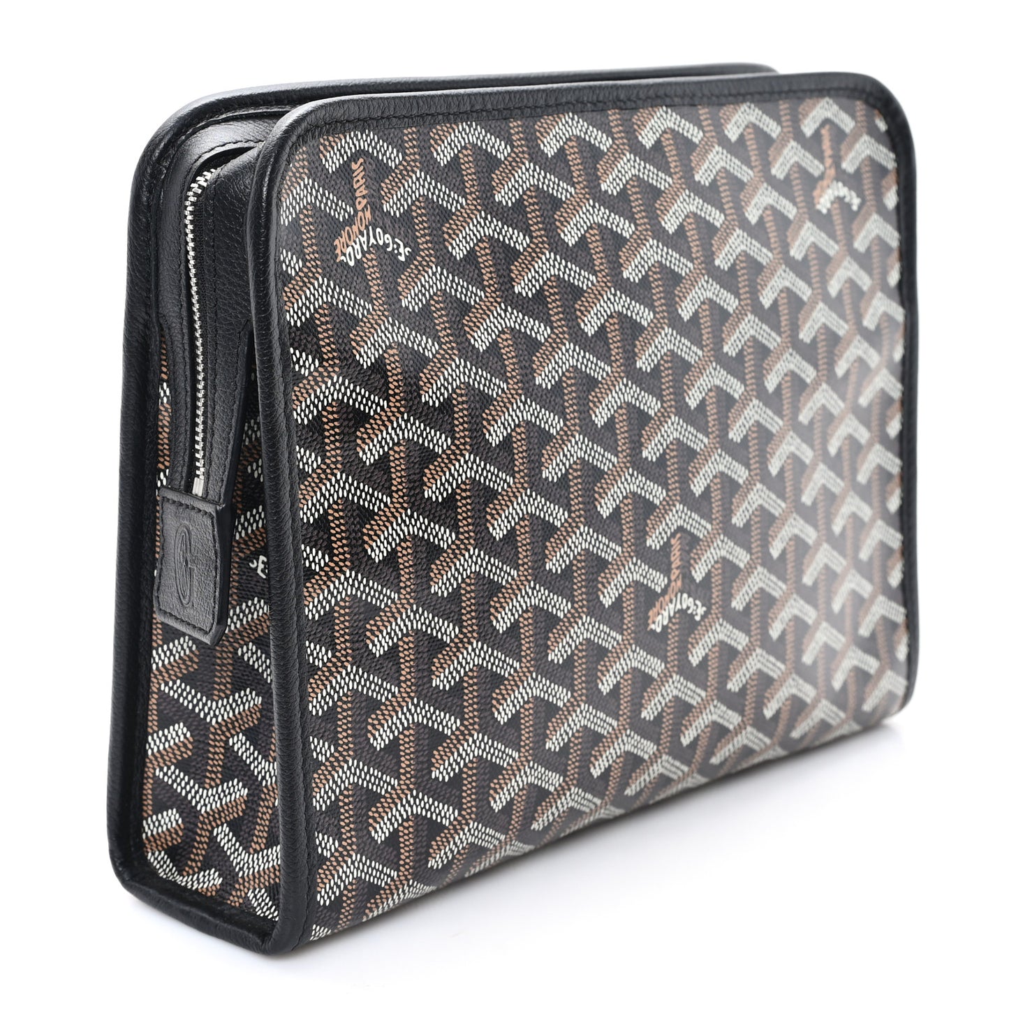 Goyardine Jouvence MM Toiletry Pouch Black
