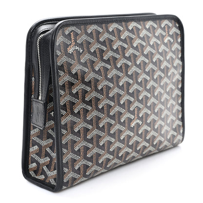 Goyard Goyardine Jouvence MM Toiletry Pouch Black 3 of 7