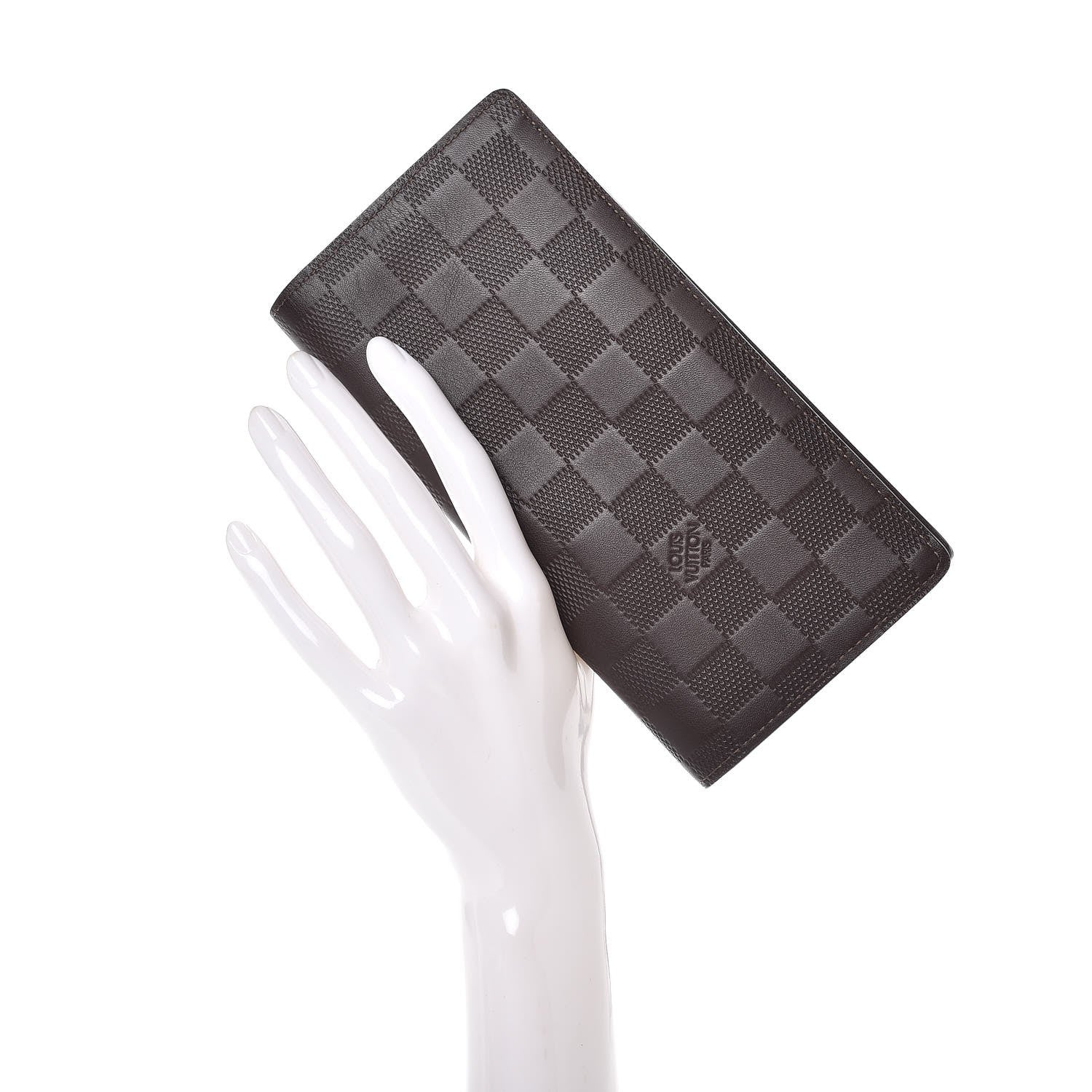 Louis Vuitton Damier Infini Brazza Wallet Meteor 2 of 7