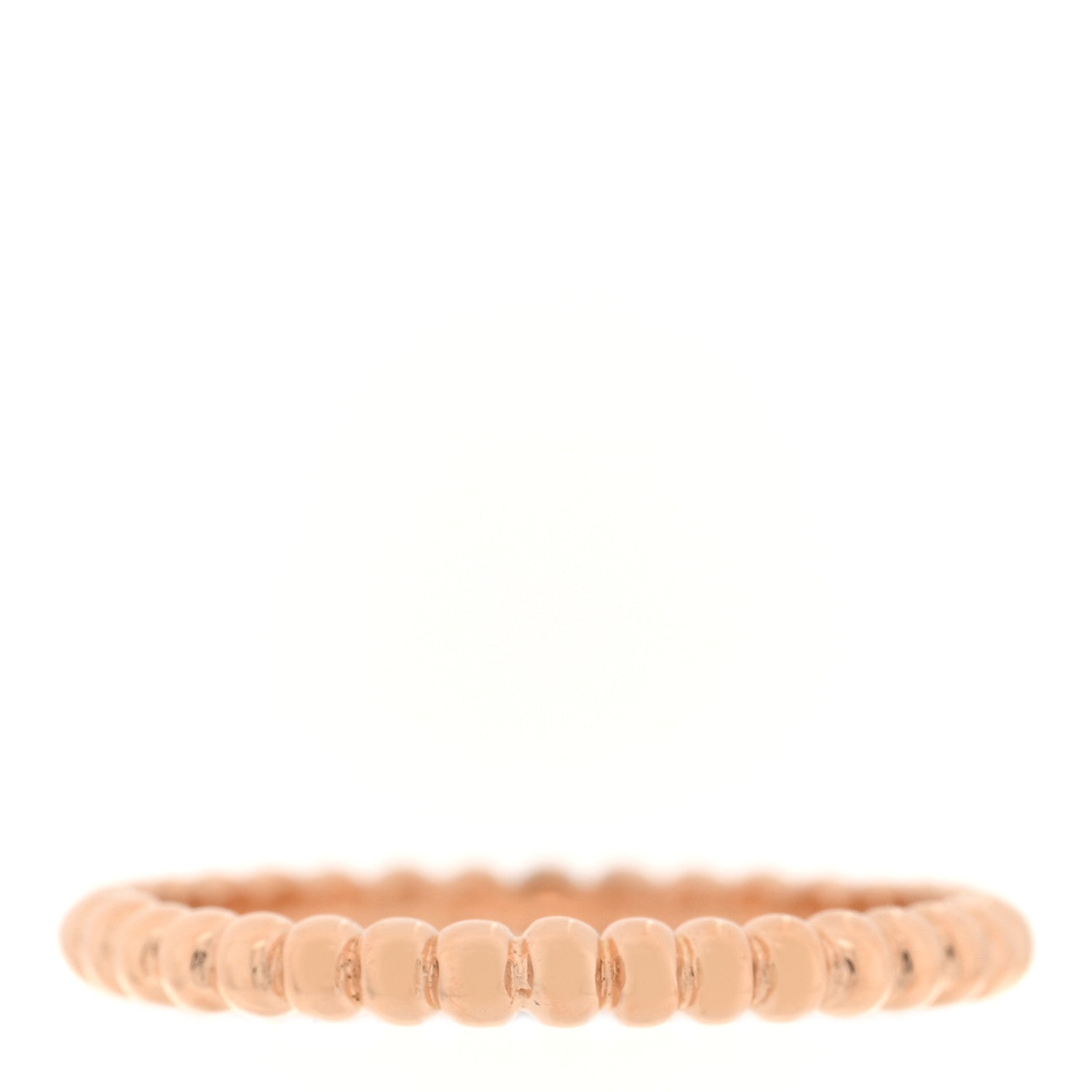 Van Cleef & Arpels 18K Rose Gold Small Perlee Ring 51 5.75 3 of 5
