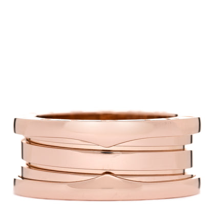 Bulgari 18K Rose Gold B.Zero1 Three-Band Ring 52 6 3 of 7