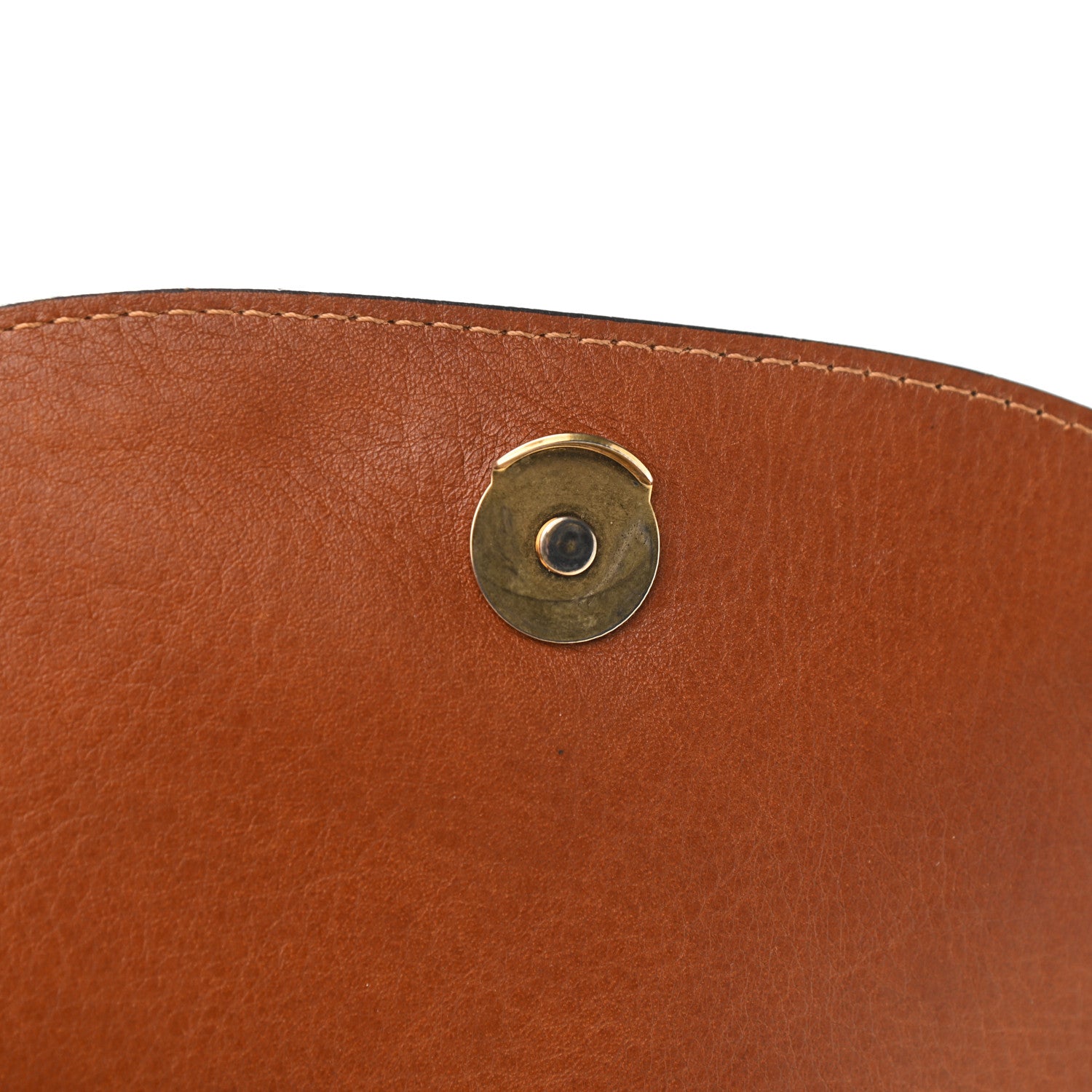 Chloe Calfskin Suede Medium Nile Bracelet Bag Caramel 12 of 12