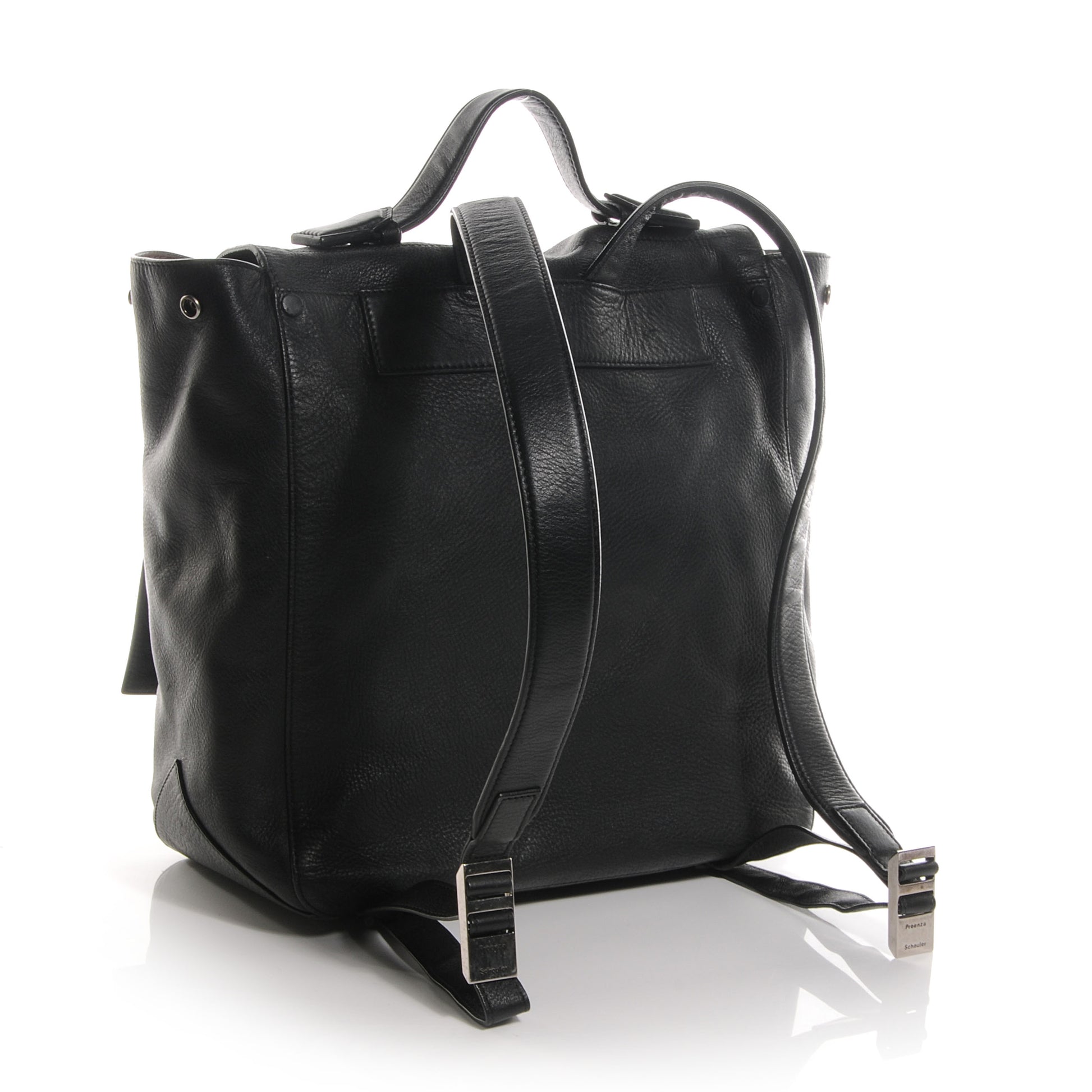 Proenza Schouler Leather Large Backpack Black 4 of 13