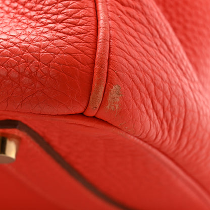 Hermes Togo Birkin 35 Rouge de Coeur 11 of 12