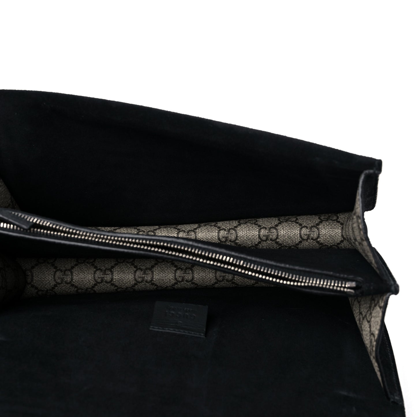 GG Supreme Monogram Small Dionysus Shoulder Bag Black