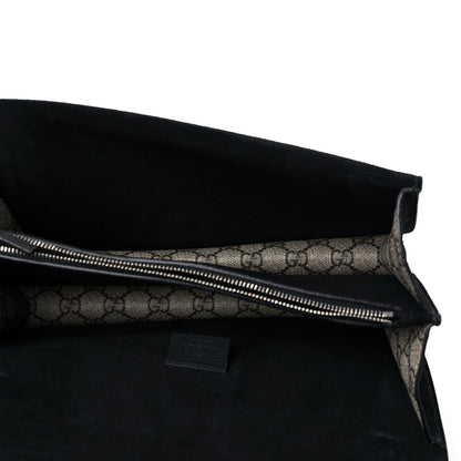 Gucci GG Supreme Monogram Small Dionysus Shoulder Bag Black 5 of 13