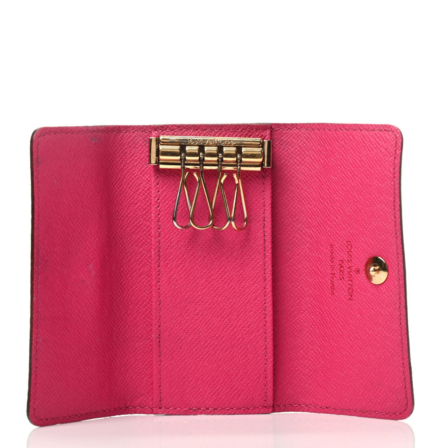 Monogram Multicolor Multicles 4 Key Holder Black