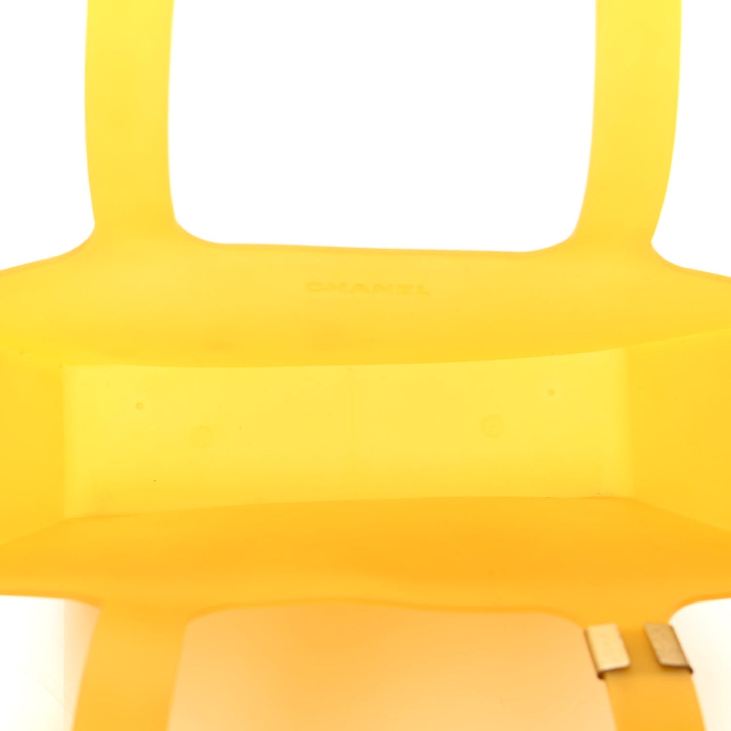 Jelly Rubber Tote Yellow