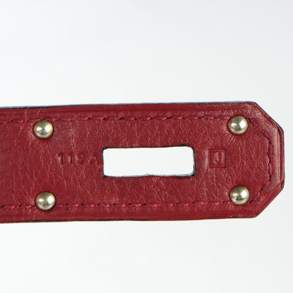 Hermes Taurillon Clemence JPG Birkin 42 Rouge H 12 of 25