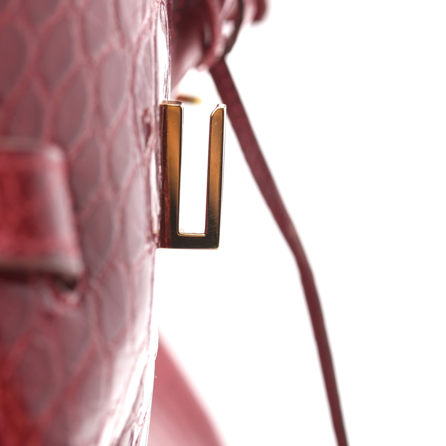 Hermes Shiny Alligator Birkin 35 Rouge Vif 22 of 38