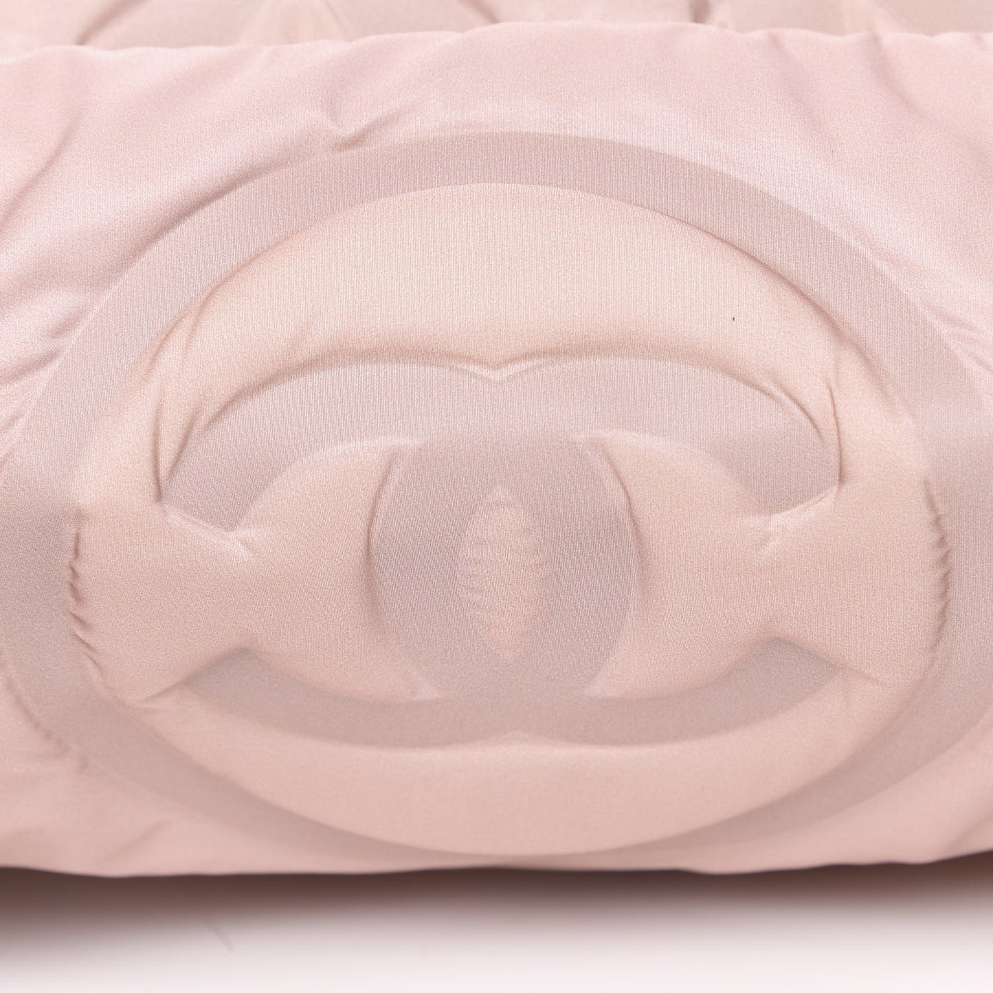 Nylon Embossed Small Doudoune Backpack Pink Grey White