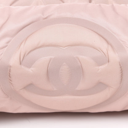 Chanel Nylon Embossed Small Doudoune Backpack Pink Grey White 7 of 8