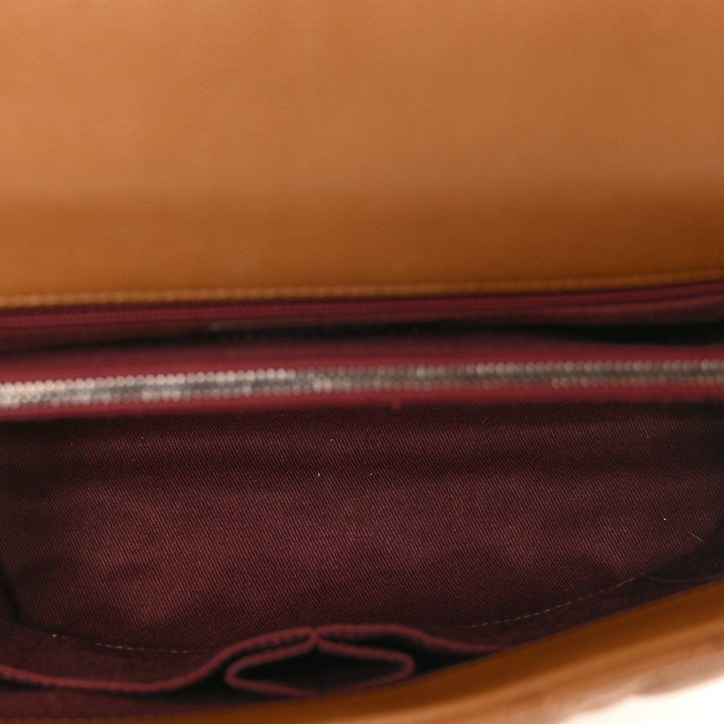 Caviar Quilted Medium Coco Handle Flap Camel