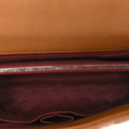 Chanel Caviar Quilted Medium Coco Handle Flap Camel 6 of 14