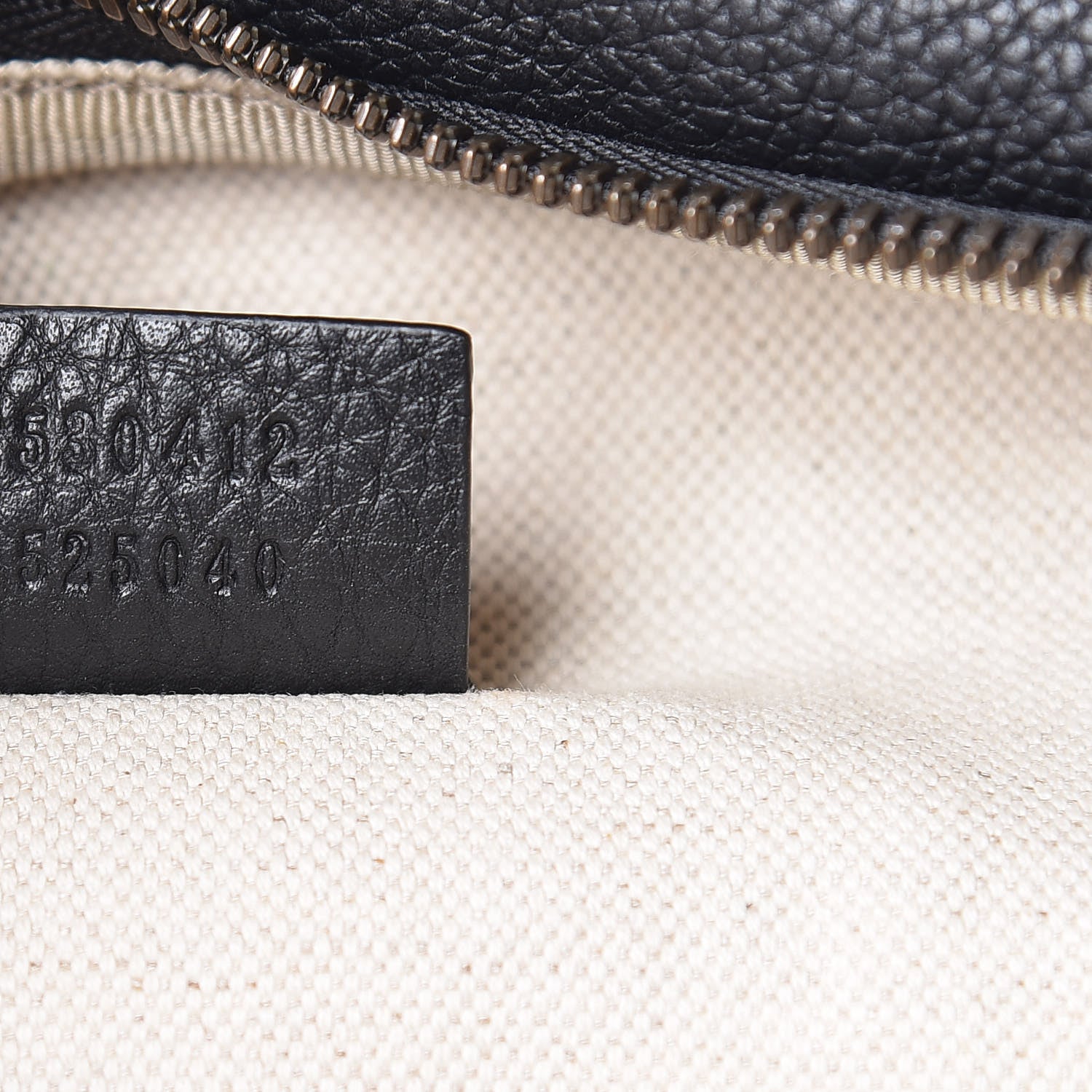 Gucci Grained Calfskin Logo Belt Bag Black 7 of 10