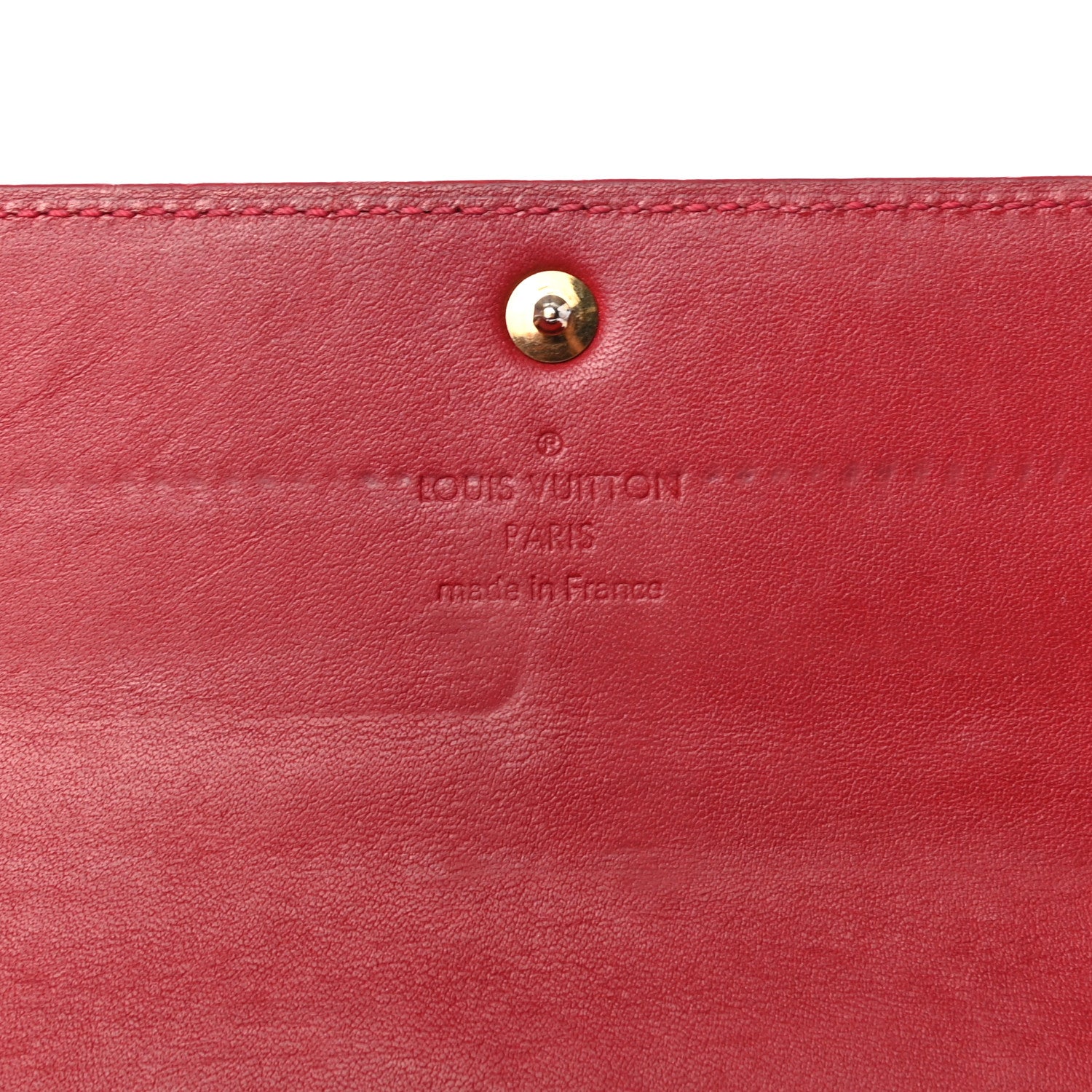 Louis Vuitton Vernis Sarah Wallet Pomme D'Amour 6 of 9