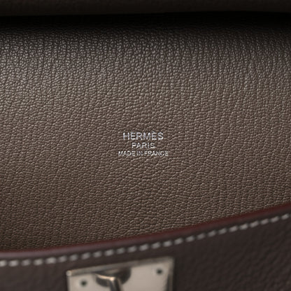 Hermes Taurillon Clemence Jypsiere 28 Etoupe 6 of 12