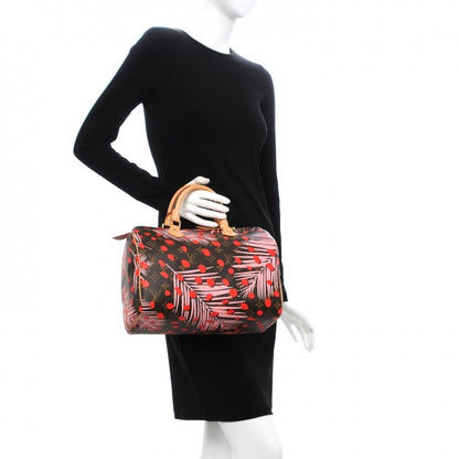 Louis Vuitton Monogram Jungle Dots Speedy 30 Sugar Pink Poppy 2 of 7