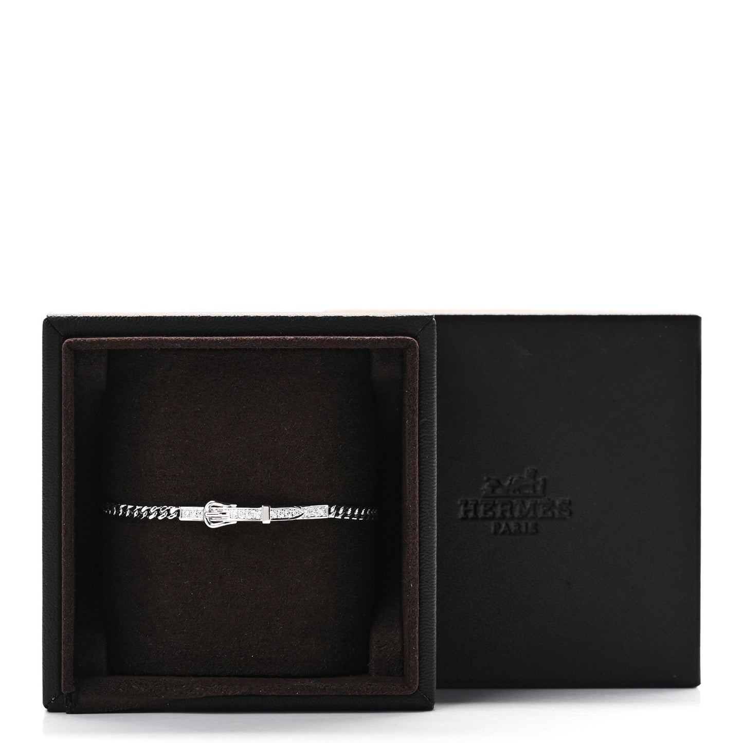 18K White Gold Diamond Etriviere Bracelet