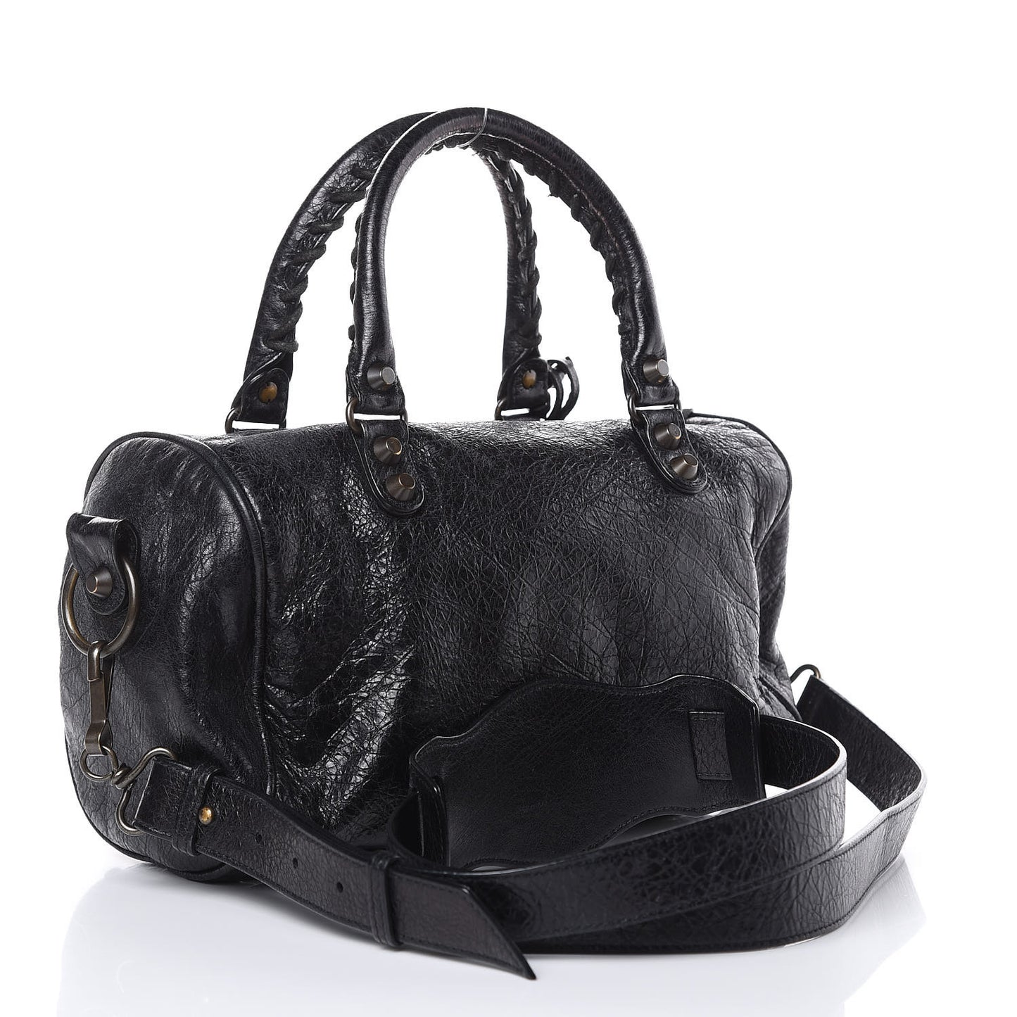 Agneau Classic Hardware Mini Twiggy Black