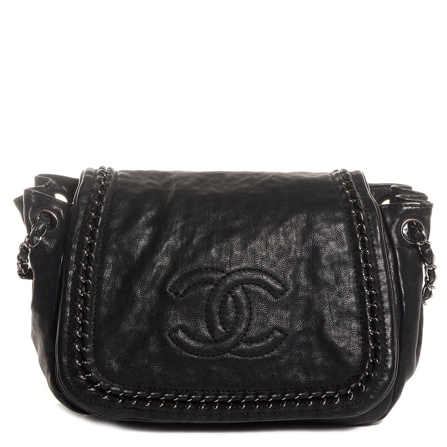 Leather Luxe Ligne Flap Black