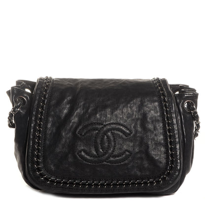 Chanel Leather Luxe Ligne Flap Black 1 of 7
