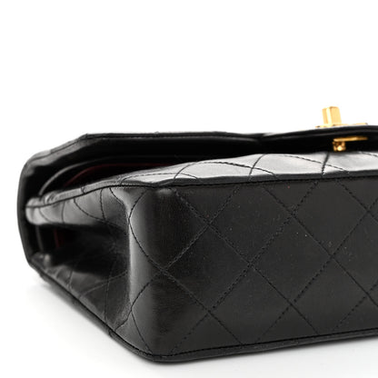 Chanel Lambskin Quilted Small Double Flap Black 9 of 10