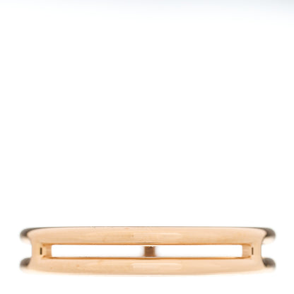 Hermes 18K Rose Gold Ariane Wedding Band Ring 54 7 3 of 5