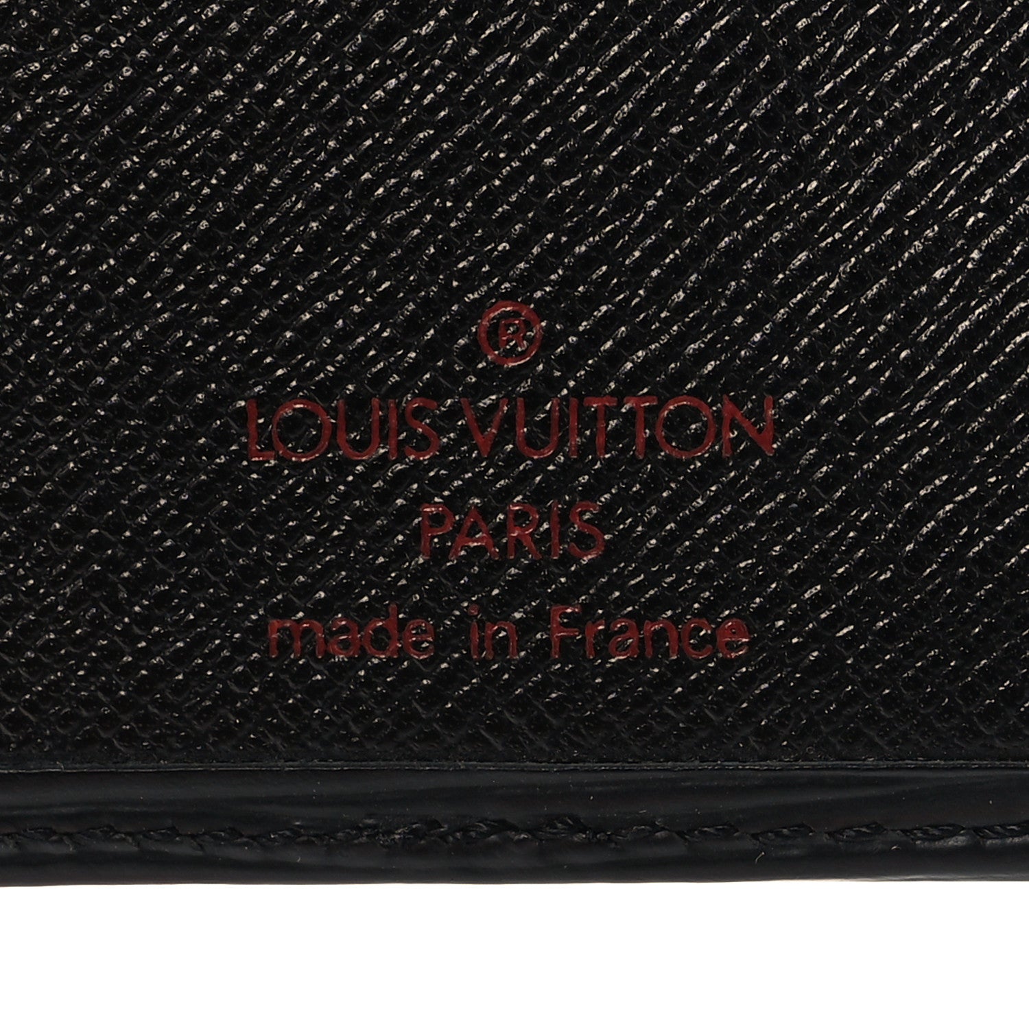 Louis Vuitton Epi Brazza Wallet Black 6 of 6