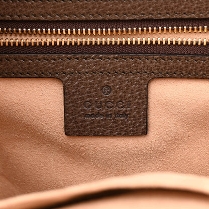 Gucci GG Supreme Monogram Web Small Ophidia Top Handle Shoulder Bag Brown 6 of 13