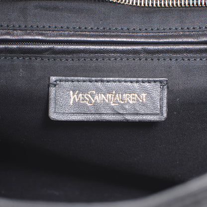 Saint Laurent Leather Large Cabas Chyc Black 6 of 7