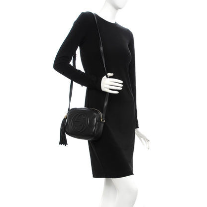Gucci Pebbled Calfskin Small Soho Disco Bag Black 2 of 8