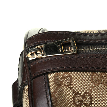 Gucci Monogram Vintage Web Medium Boston Dark Brown 7 of 7