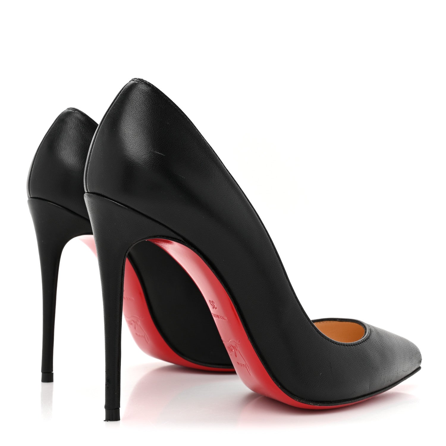 Christian Louboutin Kid Pigalle Follies 100 Pumps 35 Black 4 of 15