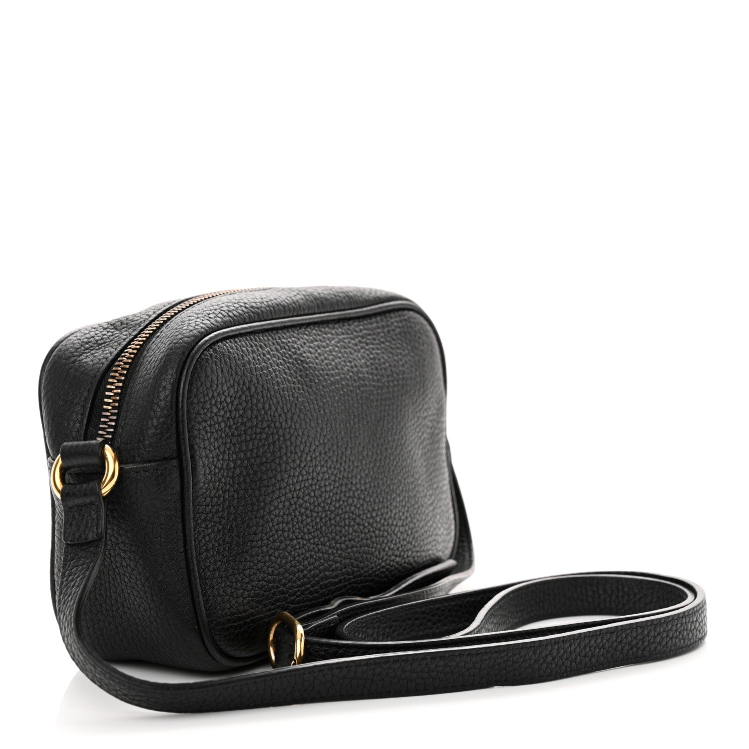 Gucci Pebbled Calfskin Mini Soho Disco Bag Black 3 of 14