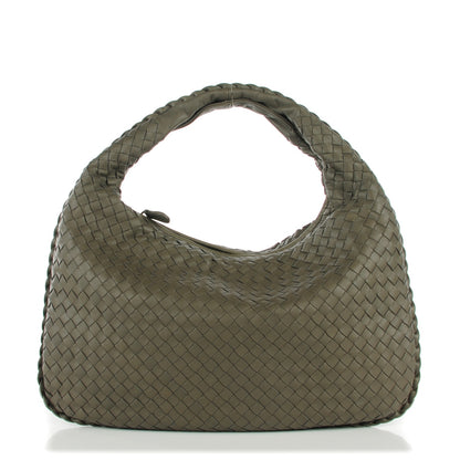 Bottega Veneta Nappa Intrecciato Medium Veneta Hobo Kaki Fondente 1 of 8