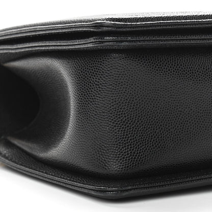 Chanel Caviar Quilted Medium Boy Flap Black 9 of 12